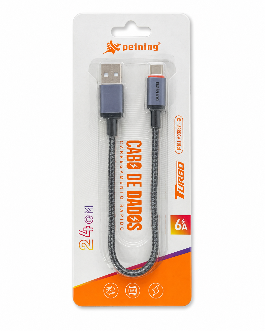 PEI-J83-3 - Cabo USB para Tipo-C