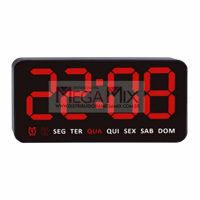 OIH-6212 Painel Relógio de Parede Digital LED Oásis X
