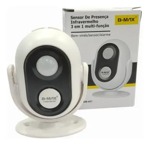 BM607 Sensor de Presença Inteligente para Segurança e Automação Residencial
