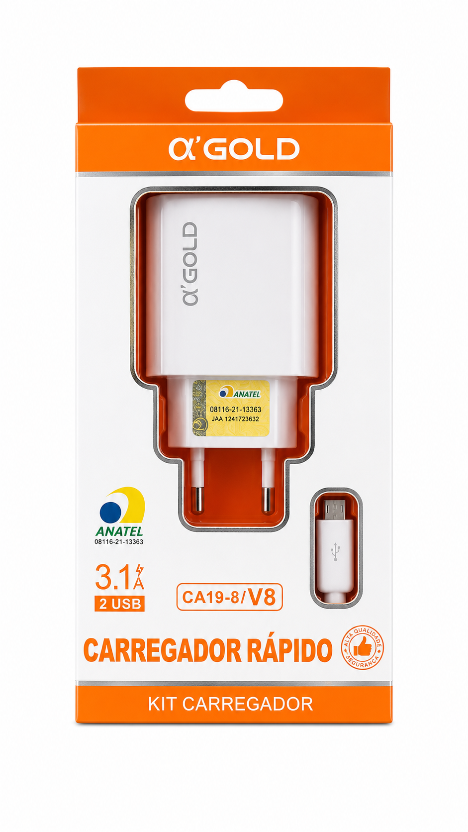 Olgold CA19-8 - Carregador V8