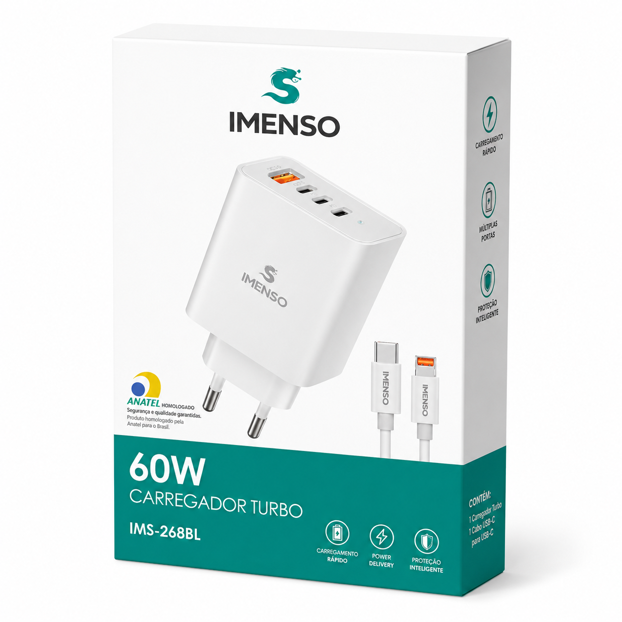 IMENSO IMS-268BL - Carregador 60W