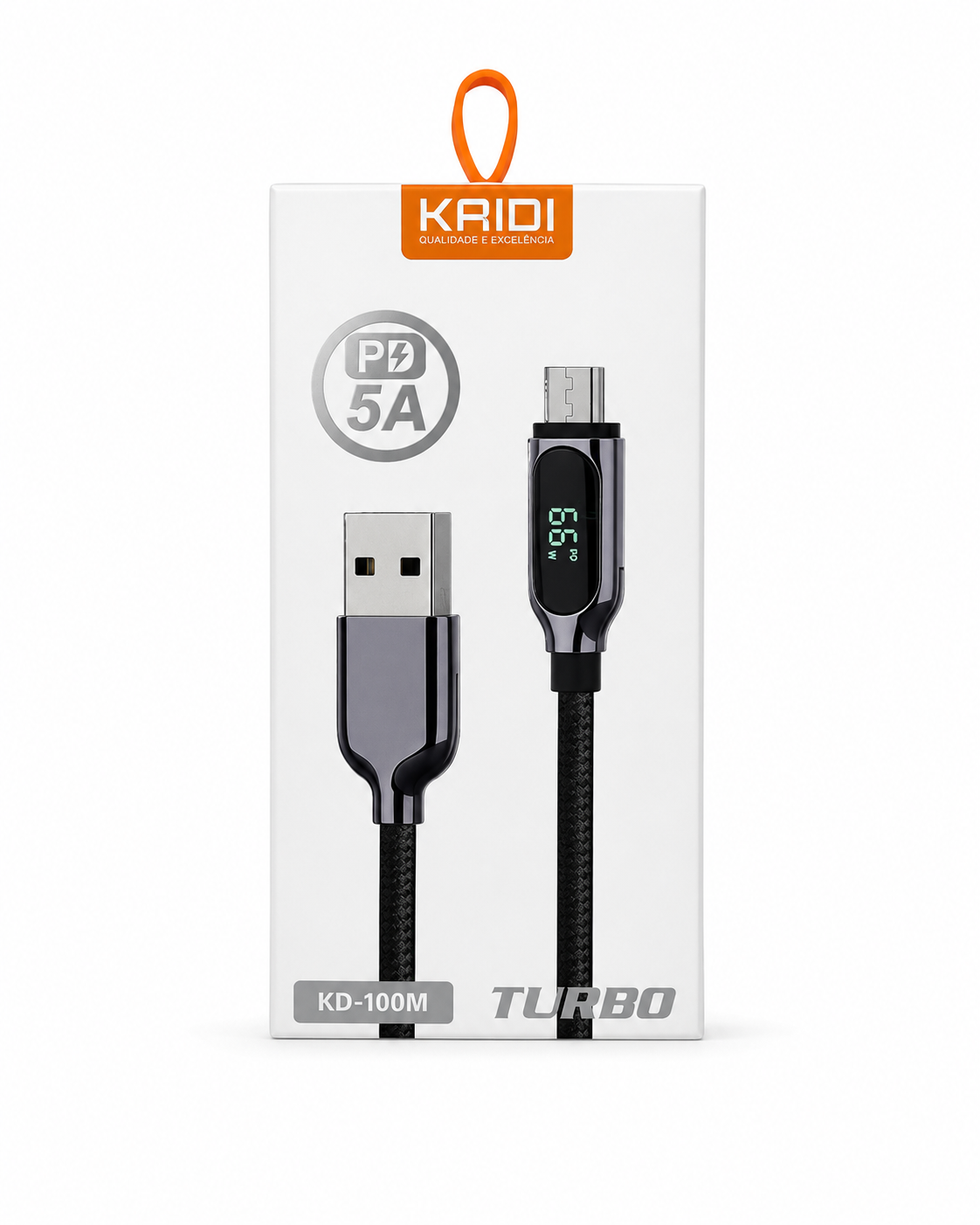 Kaidi KD-100M - Carregador V8/Micro USB Turbo